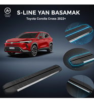 Toyota Corolla Cross S-Line Premium Krom Yan Basamak 2022 Sonrası