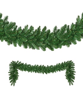 YEŞİL GARLAND YEŞİL ÇAM DALI YILBAŞI SÜSLERİ VIP 2.50 METRE 22 CM ÇAP GREEN GARLAND DECOR CHRİSTMAS