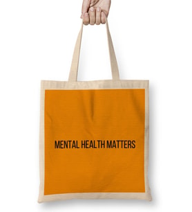 Mental Health Matters Bez Çanta Uzun Saplı