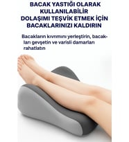 VISCORA Ortopedik Destek Yastığı – Visco Bacak Yükseltici Minder, Ödem ve Dolaşım İçin