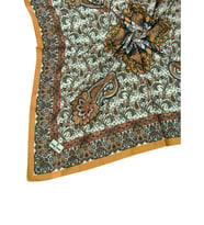 Mim Eşarp Prime Pamuk Etnik Desenli Eşarp 90x90 cm (Tarçın)