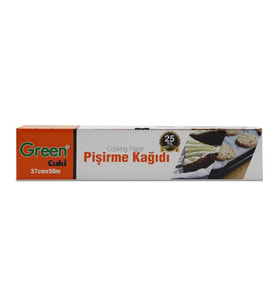 Green Cuki Yağlı Fırın Tepsi Pişirme Kızartma Kağıdı - 37 Cm. x 50 Metre - 1 Kutu