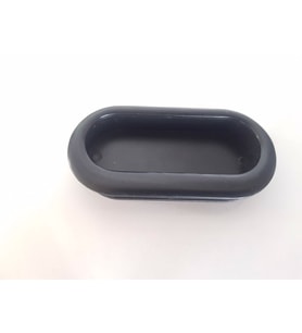 Nsp Mobilya Kulbu Gömme Oval Siyah 36mm*80mm 