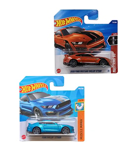 Hot Wheels 2 Araç Hot Wheels Set - 2020 Ford Mustang Shelby Gt500 & Ford Shelby Gt350R (1/64)