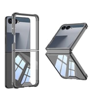 Galaxy Z Flip 7 Kılıf Zore Full Camlı Kıpta Kapak