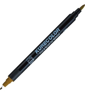 Zig Kurecolor Fine & Brush for MANGA Marker Çizim Kalemi 784 Dark Oatmeal 
