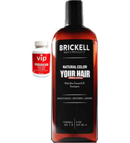 Brickell Erkeklere Özel 237 ml Saçsakal Beyazlıkgiderici Şampuan + Vip Erkekler Için Büyütücüxxxl 60