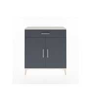 Arges Şifonyer 2 Raflı Tek Çekmeceli 2 Kapaklı 88x30x96 Aytaşı-Antrasit