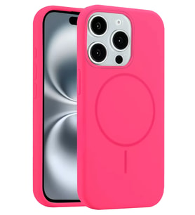 iPhone 14 Pro Max Kılıf Jully Magsafe Kapak - Pembe