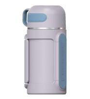 Vagonlife Tkk T2011 1000ml Askılı Bardaklı Mor Çelik Matara