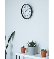 36 Cm Gri Roma Rakamlı Duvar Saati (Standart)