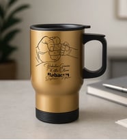 BK Gift Kişiye Özel Babalar Günü Tasarımlı Kulplu Çelik Bardak Termos Mug 450ml-5, Babalar Günü Hediye, Babaya Hediye
