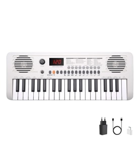 Jwin Sapphire MK-1537 37 Tuşlu Org (Adaptör Hediye)-Beyaz