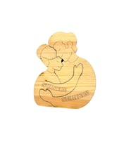Kişiye Özel Ahşap Aile Puzzle