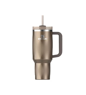 Stanley The Quencher H2.0 Fluted Tumbler 1.18L Pipetli Termos 10-13002-0130 Kahverengi