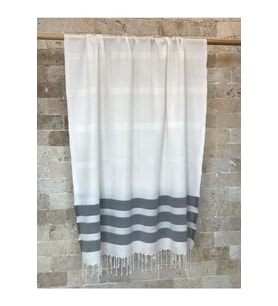 Organik Siyah 90x190 Bambu Peştemal