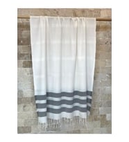 Organik Siyah 90x190 Bambu Peştemal