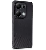 ERTAN Redmi Note 13 Pro 4G Kılıf Auto Focus Karbon Kapak - Siyah