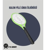 Taşınabilir Elektronik Sinek Swatter – Kimyasal İçermeyen, Ergonomik Tasarım