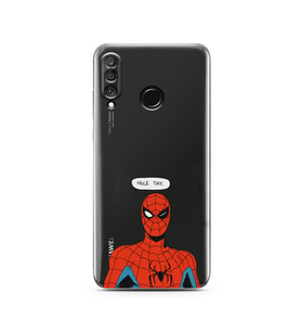 Huawei P30 Lite Uyumlu Baskılı Yumuşak Silikon Şeffaf Telefon Kılıfı