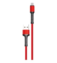 İTHİNK GOLD KABLO ÖRGÜLÜ TYPE-C K63C KIRMIZI