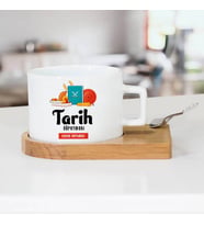 Kişiye Özel Tarih Öğretmenlerine Özel İsimli Çay Fincanı