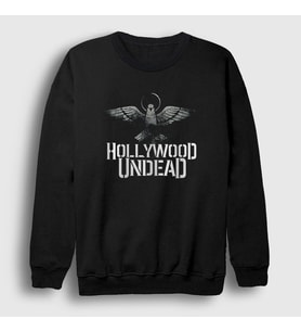 Presmono Unisex Siyah Empire Hollywood Undead Sweatshirt 149753tt