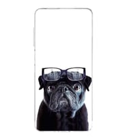 PrintiFy İnfinix Note 30 ile Uyumlu Köpek 3 Kamera Korumalı Şeffaf Kılıf
