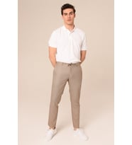 Erkek Jogger Bej Pantolon Slim Fit  Agustini