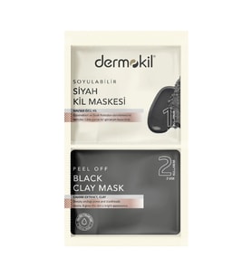 Dermokil Soyulabilir Siyah Maske 2* 7.5 ml