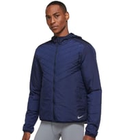 Nike Aero Layer Terma Fit Full Zip Running Jacket Erkek Kapüşonlu Hafif Spor Koşu Ceketi Lacivert