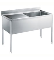 Electrolux Professional Tek Evyeli Tezgah (500x500 Mm), Damlalık Solda - 1400 Mm SL14SN