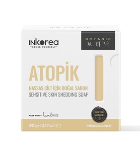 İnkorea Atopik Hassas ve Kuru Ciltler İçin Nemlendirici Sabun / Gentle Moisturizing Soap for Sensitive & Dry Skin
