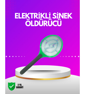İç Dış Mekan Elektrikli Sinek Öldürücü Hafif Ergonomik Tasarım - Lisinya