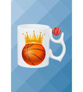 Basketboll Toplu Basket Sever Kupa Bardak Çay Kahve Fincanı-3