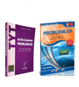 Apotemi Problemler ve Karekök TYT Rutin Olmayan Problemler Soru Bankası 2 Kitap Set
