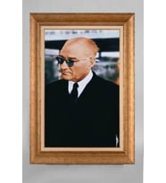 Altın Varaklı Paspartulu Çerçeveli Atatürk Tablo sd102