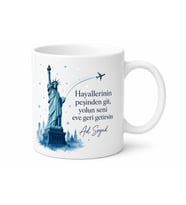 Work And Travel Gidenlere Amerikan Rüyası Hatıra Çay Kupası Hediye Bardak