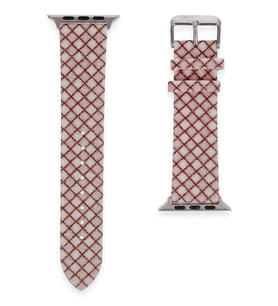 Mey İthalat® Watch 42Mm Karo Motif Kordon - Pembe