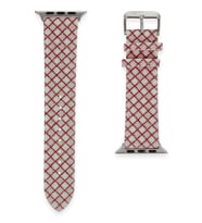 Mey İthalat® Watch 42Mm Karo Motif Kordon - Pembe