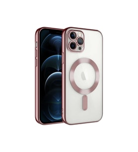 Apple iPhone 13 Pro Uyumlu Kılıf Kamera Korumalı M-safe Wireless Şarj Özellikli Zore Demre Kapak