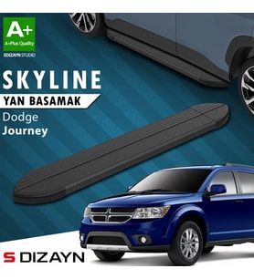S-Dizayn Dodge Journey Skyline Siyah Yan Basamak 183 Cm 2008-2020 A+ Kalite