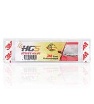 HGS Etiket Kılıfı Etiket Kabı Pvc 3M Yapıştırıcılı 2022 Etiket Uyumlu 1Adet
