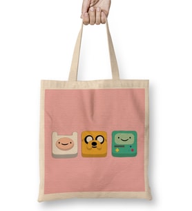 Advenuture Time Jake Finn and Bmo 01 Bez Çanta Uzun Saplı