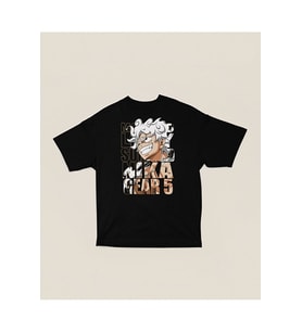 Nika Gear 5 Anime Karakter Baskılı Unisex Oversize Tişört