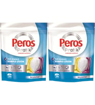 Peros Pratik Matik Çamaşır Deterjanı Kapsülü - Tableti 52 Adet Beyazlar (2PK*26)