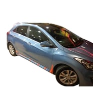 Hyundai İ30 Uyumlu (2011-2016) Custom Yan Marşpiyel Seti (Plastik)