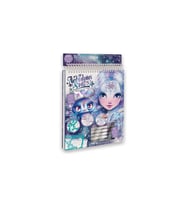 LORDSTORE502 Nebulous Stars Iceana Geometrik Kristal Yaratıcı Eskiz Boyama Kitabı