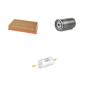 Bosch Filtre Bakım Seti Jaguar S-Type 2.5 V6 2003-2006 Hava + Yağ f. + Yakıt Filtre Bosch