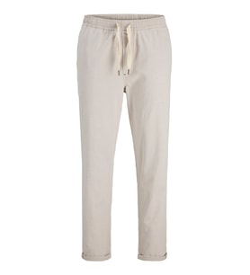 JACK JONES Erkek Pamuklu Rahat Pantolon 12288605 (Krem)